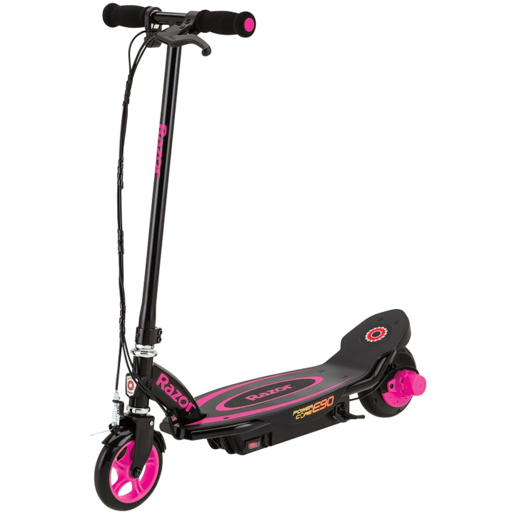 Razor Power Core E90 El Scooter - Pink i gruppen SPORT, FRITID & HOBBY / Transport / Elektrisk scooter hos TP E-commerce Nordic AB (C35438)