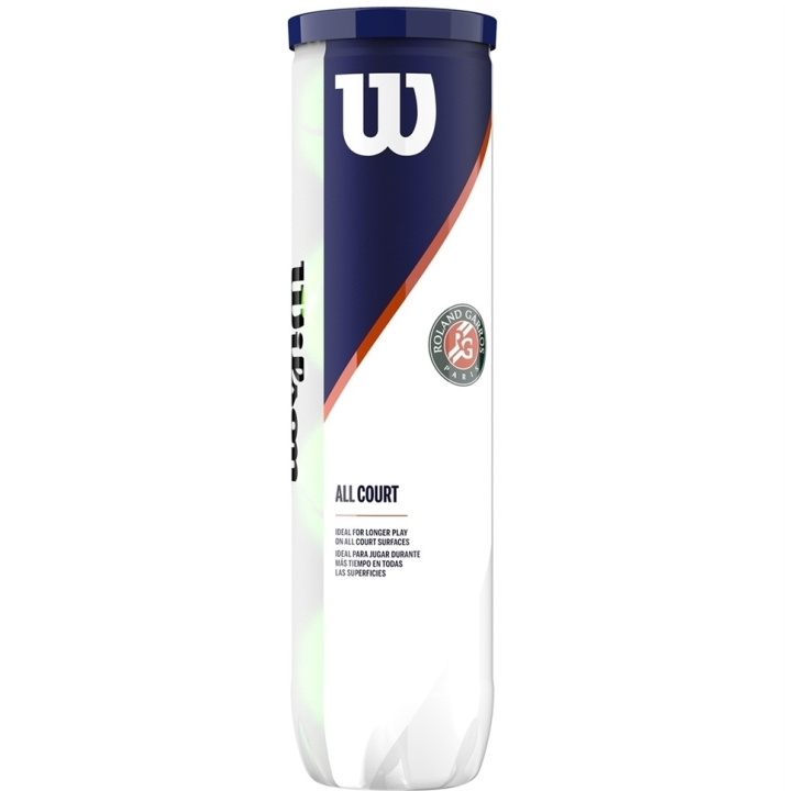 Wilson Roland Garros All Court tennisboll i gruppen SPORT, FRITID & HOBBY / Sportsudstyr / Padel tilbehør hos TP E-commerce Nordic AB (C36586)