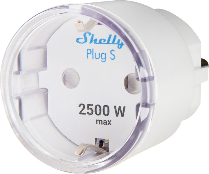 Shelly Plus Plug S Fjärrkontrolluttag i gruppen HJEM, HUS & HAVE / Smart hjem / Smart plugs hos TP E-commerce Nordic AB (C36630)