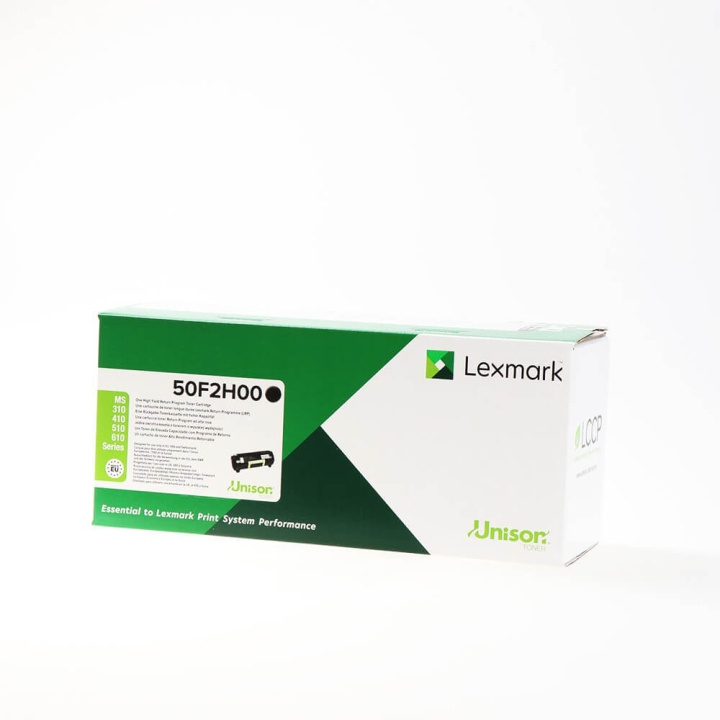 Lexmark Toner 50F2H00 Sort High Yield Return i gruppen COMPUTERTILBEHØR / Printere og tilbehør / Blæk og toner / Toner / Lexmark hos TP E-commerce Nordic AB (C36658)