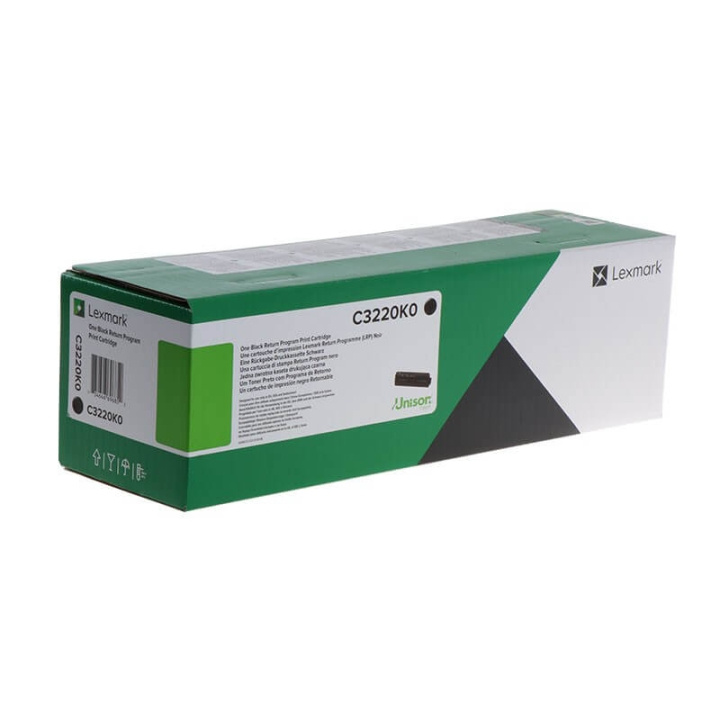 Lexmark Toner C3220K0 Sort Return i gruppen COMPUTERTILBEHØR / Printere og tilbehør / Blæk og toner / Toner / Lexmark hos TP E-commerce Nordic AB (C36782)