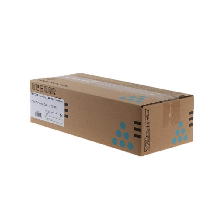 Ricoh Toner 407900 SP C340E Cyan i gruppen COMPUTERTILBEHØR / Printere og tilbehør / Blæk og toner / Toner / Ricoh hos TP E-commerce Nordic AB (C36971)