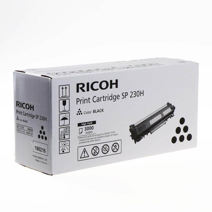 Ricoh Toner 408294 SP 230H Sort i gruppen COMPUTERTILBEHØR / Printere og tilbehør / Blæk og toner / Toner / Ricoh hos TP E-commerce Nordic AB (C36987)