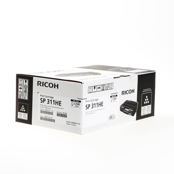 Ricoh Toner 407246 SP 311HE Sort i gruppen COMPUTERTILBEHØR / Printere og tilbehør / Blæk og toner / Toner / Ricoh hos TP E-commerce Nordic AB (C37072)