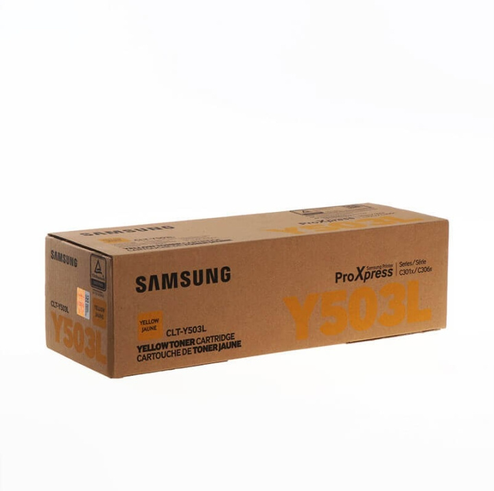 Samsung Toner SU491A CLT-Y503L Gul i gruppen COMPUTERTILBEHØR / Printere og tilbehør / Blæk og toner / Toner / Samsung hos TP E-commerce Nordic AB (C37213)