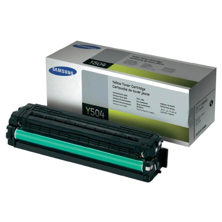 Samsung Toner SU502A CLT-Y504S Gul i gruppen COMPUTERTILBEHØR / Printere og tilbehør / Blæk og toner / Toner / Samsung hos TP E-commerce Nordic AB (C37214)