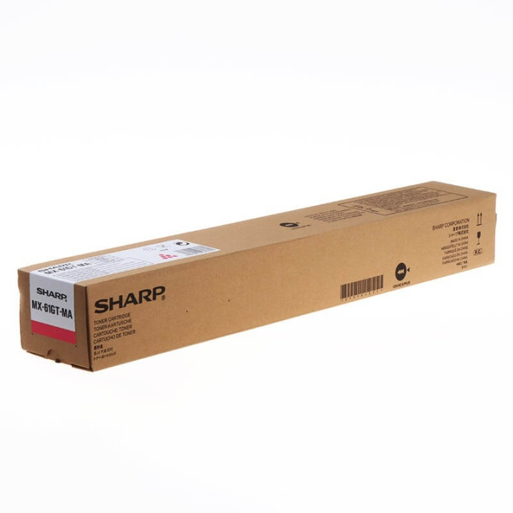 Sharp Toner MX61GTMA MX-61GT Magenta i gruppen COMPUTERTILBEHØR / Printere og tilbehør / Blæk og toner / Toner / Sharp hos TP E-commerce Nordic AB (C37455)