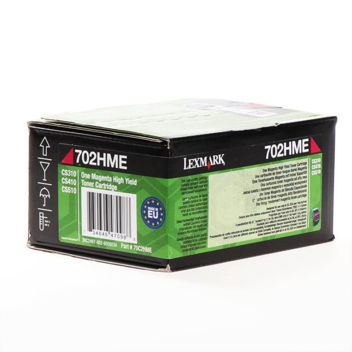 Lexmark Toner 70C2HME 702 Magenta Corporate Return
