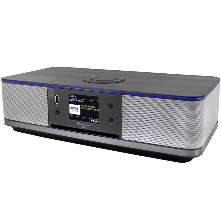 Soundmaster ICD2023SW Stereo musik-anläggning med WLAN-internet/DAB+/FM-radio, CD/MP3, USB, Bluetooth®, LED-bely i gruppen HJEMMEELEKTRONIK / Lyd & billede / Hjemmebiograf, HiFi & Bærbar / Forstærker & Receiver hos TP E-commerce Nordic AB (C37662)