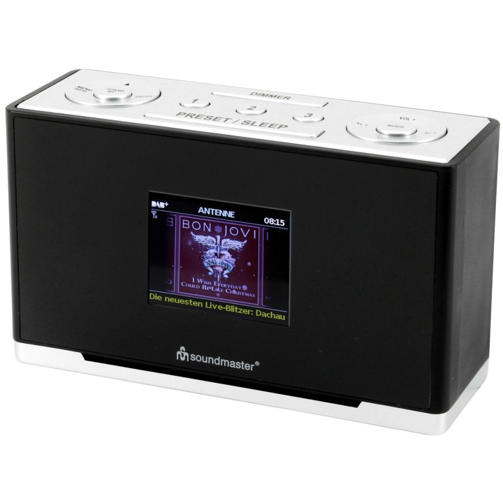 Soundmaster UR240SW DAB+/FM radio med snabbval och klockradio-funktion i gruppen HJEMMEELEKTRONIK / Lyd & billede / Hjemmebiograf, HiFi & Bærbar / Radio og vækkeure / Internet Radio hos TP E-commerce Nordic AB (C37664)