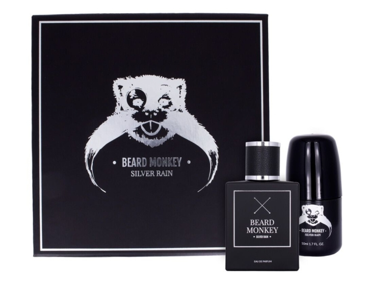 Beard Monkey Giftset Beard Monkey Silver Rain i gruppen SKØNHED & HELSE / Duft & Parfume / Parfume / Parfume til ham hos TP E-commerce Nordic AB (C37718)