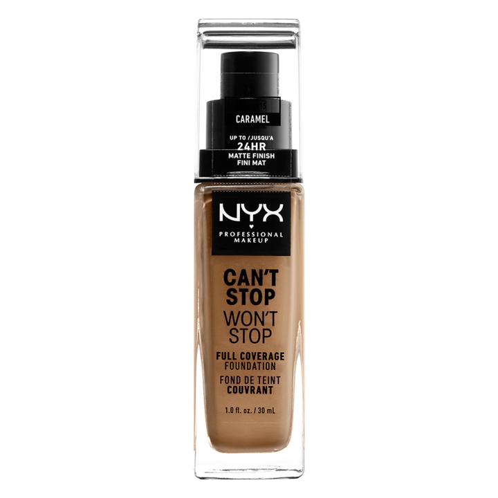 NYX PROF. MAKEUP Can\'t Stop Won\'t Stop Foundation - Caramel i gruppen SKØNHED & HELSE / Makeup / Makeup ansigt / Foundation hos TP E-commerce Nordic AB (C37723)