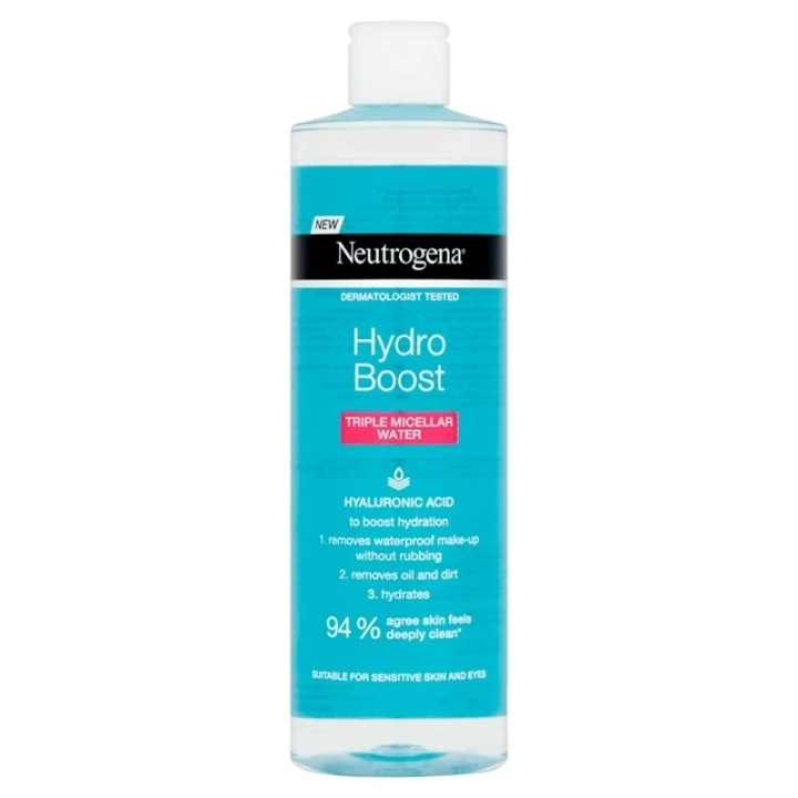 Neutrogena Hydro Boost Triple Micellar Water 400ml i gruppen SKØNHED & HELSE / Hudpleje / Ansigt / Rengøring hos TP E-commerce Nordic AB (C37748)