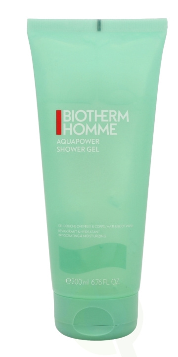 Biotherm Homme Aquapower Shower Gel 200 ml i gruppen SKØNHED & HELSE / Hudpleje / Kropspleje / Bad & brusecreme hos TP E-commerce Nordic AB (C37809)