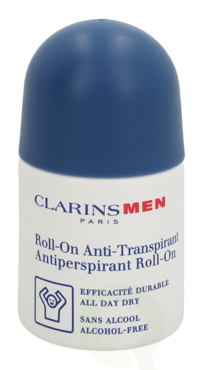 Clarins Men Anti Perspirant Deo Roll-On 50 ml i gruppen SKØNHED & HELSE / Duft & Parfume / Deodorant / Deo for ham hos TP E-commerce Nordic AB (C37818)