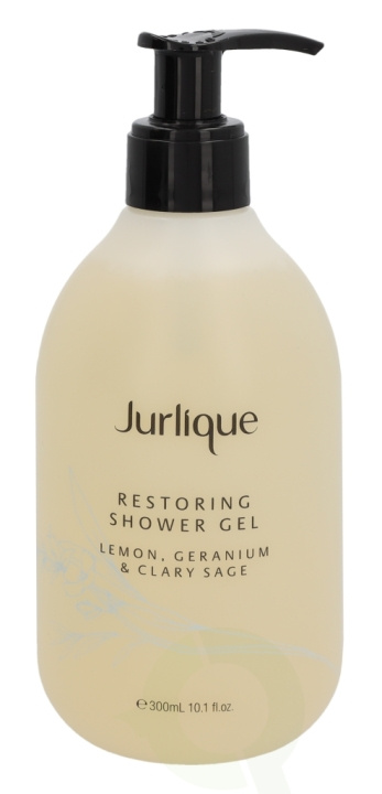 Jurlique Restoring Lemon, Geranium & Clary Sage Shower Gel 300 ml i gruppen SKØNHED & HELSE / Hudpleje / Kropspleje / Bad & brusecreme hos TP E-commerce Nordic AB (C37847)