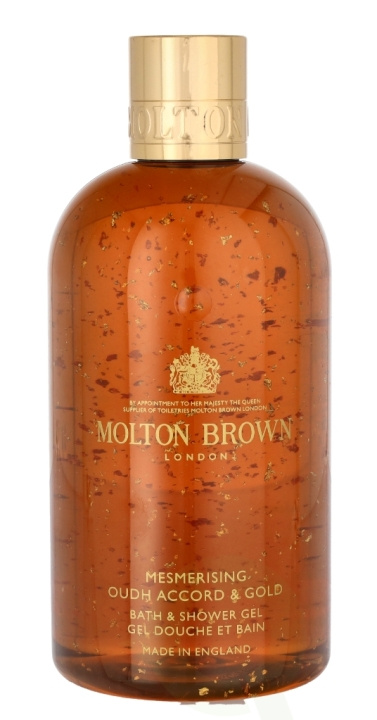 Molton Brown M.Brown Mesmer. Oudh Accord & Gold Bath Shower Gel 300 ml i gruppen SKØNHED & HELSE / Hudpleje / Kropspleje / Bad & brusecreme hos TP E-commerce Nordic AB (C37926)