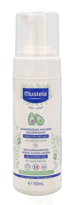 Mustela Foam Shampoo For Newborns 150 ml i gruppen SKØNHED & HELSE / Hår og styling / Hårpleje / Shampoo hos TP E-commerce Nordic AB (C37949)