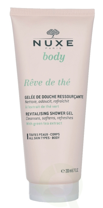 Nuxe Body Reve De The Revitalsing Shower Gel 200 ml i gruppen SKØNHED & HELSE / Hudpleje / Kropspleje / Bad & brusecreme hos TP E-commerce Nordic AB (C37959)