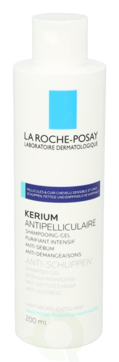 La Roche-Posay LRP Kerium Anti-Dandruff Gel Shampoo 200 ml i gruppen SKØNHED & HELSE / Hår og styling / Hårpleje / Shampoo hos TP E-commerce Nordic AB (C37986)