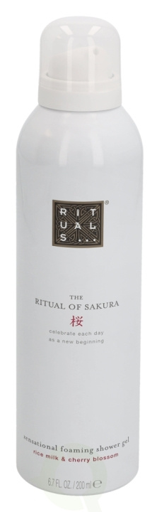 Rituals Sakura Zensational Foaming Shower Gel 200 ml i gruppen SKØNHED & HELSE / Hudpleje / Kropspleje / Bad & brusecreme hos TP E-commerce Nordic AB (C37990)