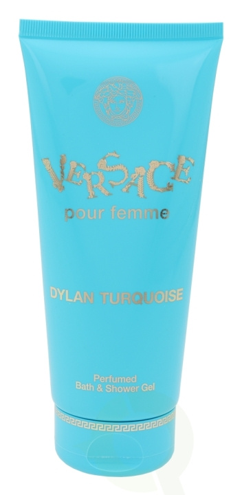 Versace Dylan Turquoise Bath & Shower Gel 200 ml i gruppen SKØNHED & HELSE / Hudpleje / Kropspleje / Bad & brusecreme hos TP E-commerce Nordic AB (C38094)