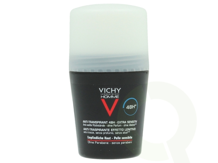 Vichy Homme 48H Anti-Transpirant Deo Roll-On 50 ml i gruppen SKØNHED & HELSE / Duft & Parfume / Deodorant / Deo for ham hos TP E-commerce Nordic AB (C38204)