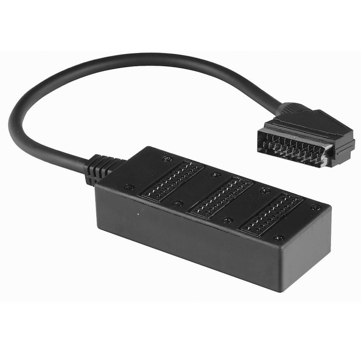 Hama Förgreningsbox Scart 3st Scart Ingångar i gruppen HJEMMEELEKTRONIK / Kabler og adaptere / Scart hos TP E-commerce Nordic AB (C38290)