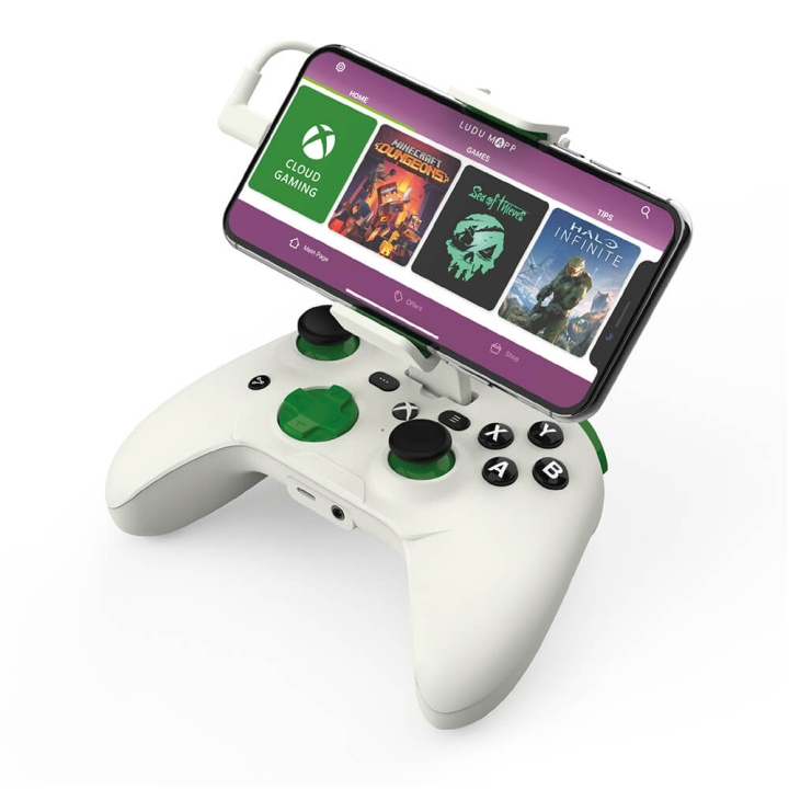 RIOTPWR Gaming Controller iOS Xbox Pro Cloud-baseret Hvid i gruppen HJEMMEELEKTRONIK / Spilkonsoller og tilbehør / Øvrige spil hos TP E-commerce Nordic AB (C38313)