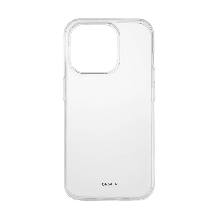 ONSALA Mobilcover Genbrugt TPU Transparent - iPhone 15 Pro i gruppen SMARTPHONES & TABLETS / Mobil Beskyttelse / Apple / iPhone 15 hos TP E-commerce Nordic AB (C38334)