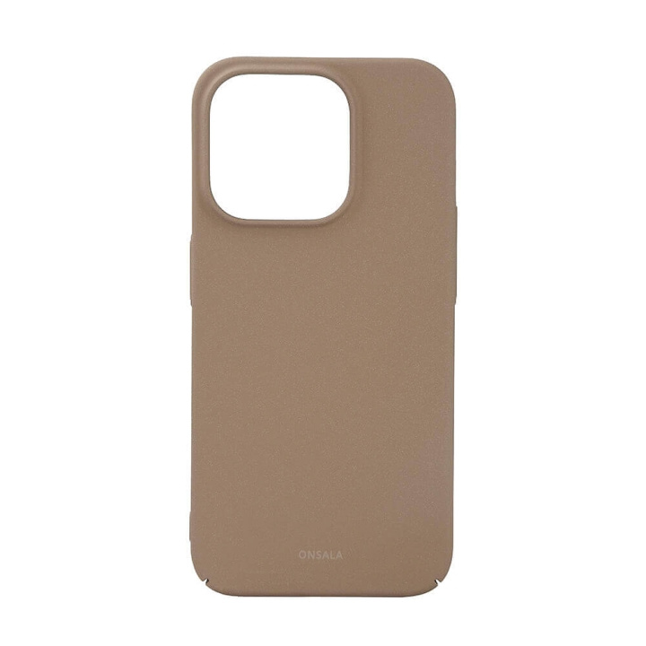 ONSALA Mobilcover Ultra Slim Sand Burst Beige - iPhone 15 Pro i gruppen SMARTPHONES & TABLETS / Mobil Beskyttelse / Apple / iPhone 15 hos TP E-commerce Nordic AB (C38336)