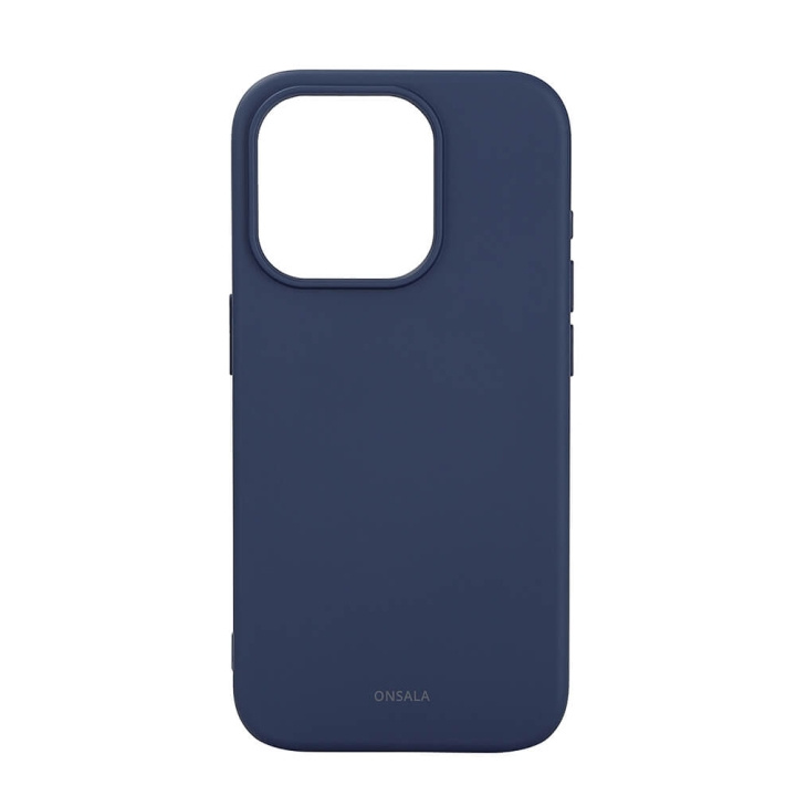 Onsala Back Sil Touch Recycled MagSerie iPhone 15 Pro Dark Blue i gruppen SMARTPHONES & TABLETS / Mobil Beskyttelse / Apple / iPhone 15 hos TP E-commerce Nordic AB (C38350)
