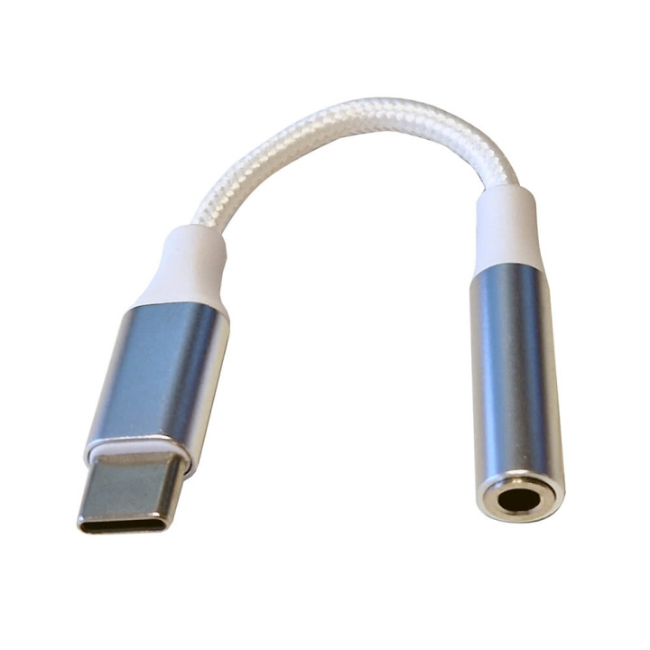 GEAR Adapter Audio White USB-C to 3.5 mm Stereo i gruppen HJEMMEELEKTRONIK / Kabler og adaptere / Audio Analog / Adaptere hos TP E-commerce Nordic AB (C38354)