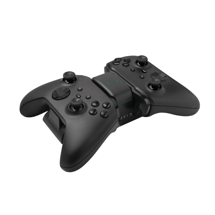 RAPTOR Oplader Til Controller Duo XBOX i gruppen HJEMMEELEKTRONIK / Spilkonsoller og tilbehør / Øvrige spil hos TP E-commerce Nordic AB (C38368)