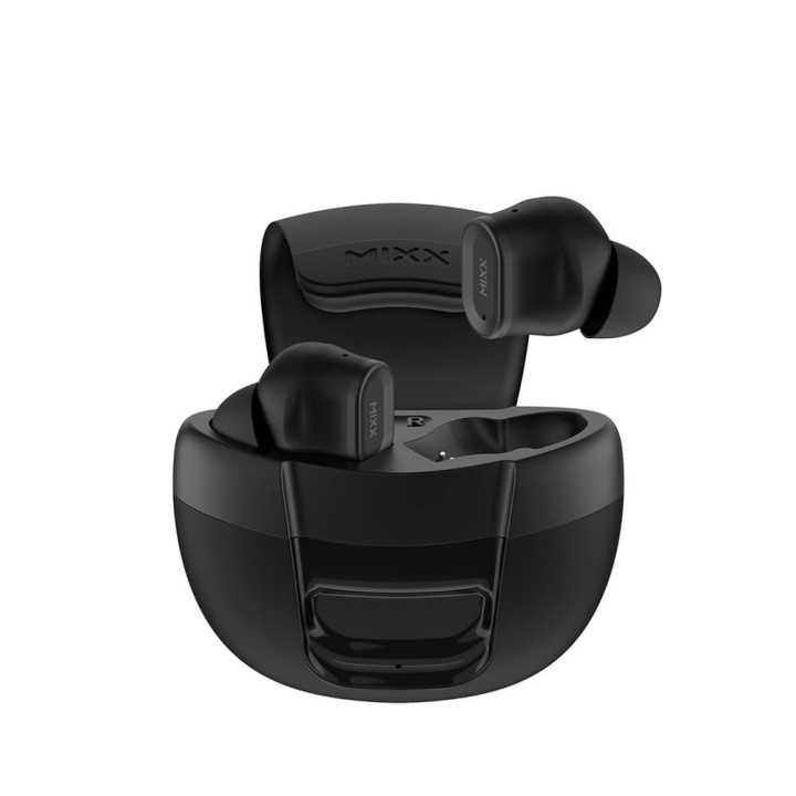 MIXX Høretelefoner Solo 1 In-Ear Ægte Trådløs Sort i gruppen HJEMMEELEKTRONIK / Lyd & billede / Hovedtelefoner & Tilbehør / Hovedtelefoner hos TP E-commerce Nordic AB (C38382)
