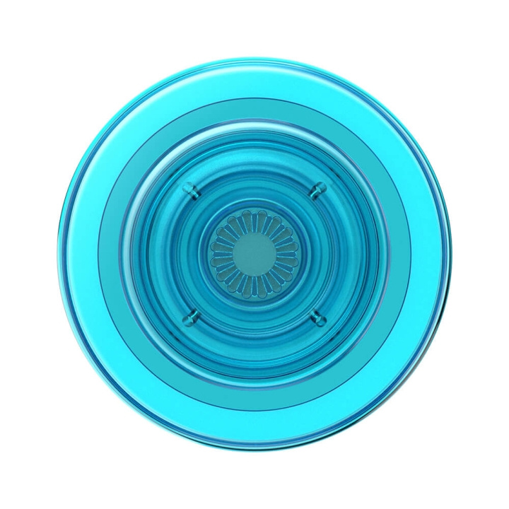 PopSockets PopGrip for Magsafe Electric Blue Translucent i gruppen SMARTPHONES & TABLETS / Øvrigt tilbehør / Popsockets hos TP E-commerce Nordic AB (C38397)