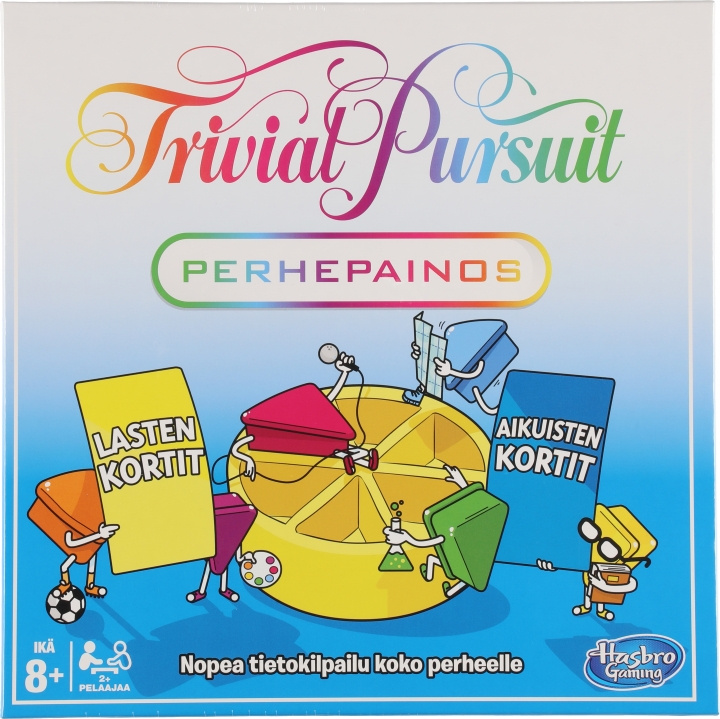 Hasbro Trivial Pursuit Family Edition triviaspel, 2017 FI i gruppen LEGETØJ, BØRN & BABY / Spil / Brætspil hos TP E-commerce Nordic AB (C38456)