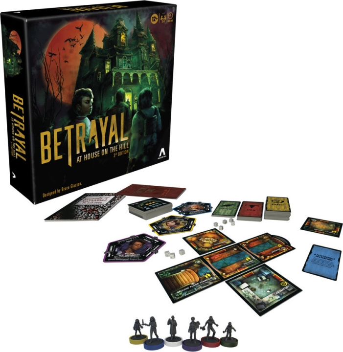 Hasbro Avalon Hill Betrayal at House on the Hill 3rd edition brädspel, EN i gruppen LEGETØJ, BØRN & BABY / Spil / Brætspil hos TP E-commerce Nordic AB (C38475)