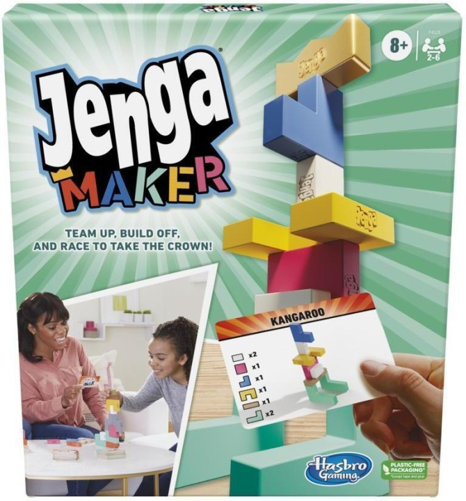 Hasbro JJenga Maker-spel, FI i gruppen LEGETØJ, BØRN & BABY / Legetøj / Brætspil / Familiespil hos TP E-commerce Nordic AB (C38489)