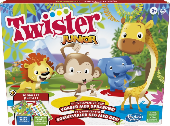 Hasbro Twister Junior spel SE/FI i gruppen LEGETØJ, BØRN & BABY / Legetøj / Brætspil / Familiespil hos TP E-commerce Nordic AB (C38497)