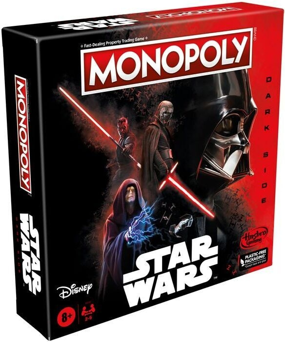 Hasbro Monopoly Star Wars Dark sidobrädspel, EN i gruppen LEGETØJ, BØRN & BABY / Legetøj / Brætspil / Familiespil hos TP E-commerce Nordic AB (C38498)