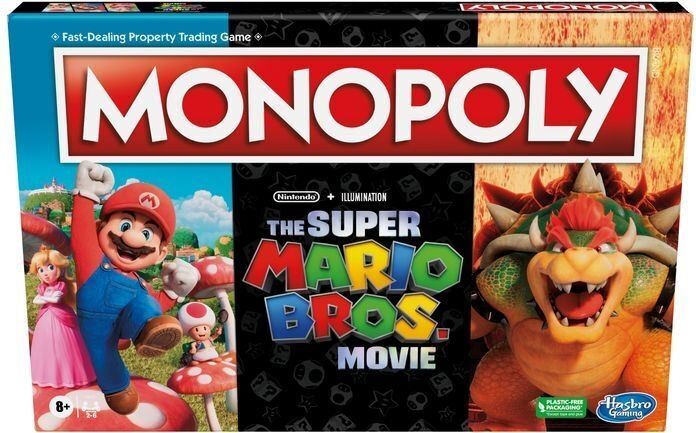 Hasbro Monopoly Super Mario Movie brädspel, EN i gruppen LEGETØJ, BØRN & BABY / Legetøj / Brætspil / Familiespil hos TP E-commerce Nordic AB (C38499)