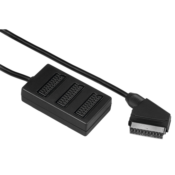 Hama EXXTER Scart Fordeler 1-3 i gruppen HJEMMEELEKTRONIK / Kabler og adaptere / Scart hos TP E-commerce Nordic AB (C38507)