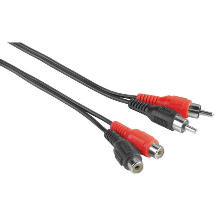 Hama EXXTER Förl. 2xRCA-2xRCA 2,5 m 2xHane-2xHona i gruppen HJEMMEELEKTRONIK / Kabler og adaptere / RCA / Kabler hos TP E-commerce Nordic AB (C38511)