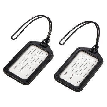 Hama Luggage Tag 2-pack Black i gruppen SPORT, FRITID & HOBBY / Rejsetilbehør / Andet hos TP E-commerce Nordic AB (C38515)