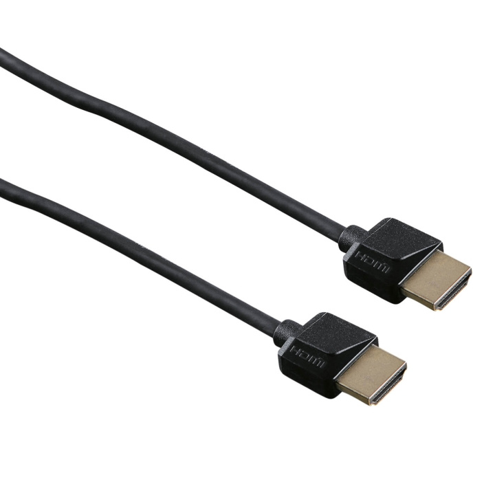 Hama HDMI Ethernet High Speed Kabel 1,5m Flexi-Slim Guldbelagt TL i gruppen HJEMMEELEKTRONIK / Kabler og adaptere / HDMI / Kabler hos TP E-commerce Nordic AB (C38526)