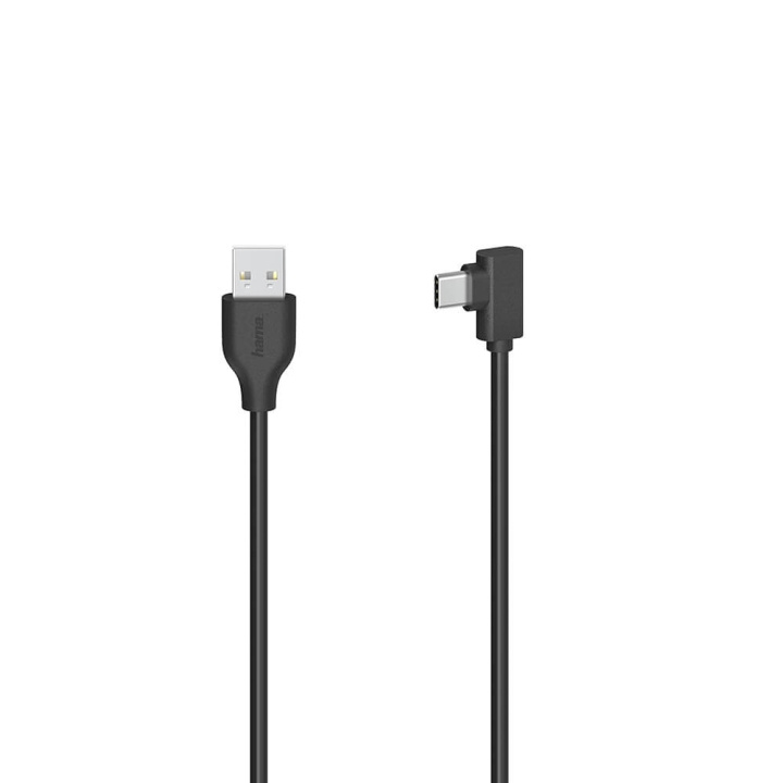 Hama Kabel USB-C til USB-A USB 2.0 480 Mbit/s Sort i gruppen COMPUTERTILBEHØR / Kabler og adaptere / USB / USB-C hos TP E-commerce Nordic AB (C38583)