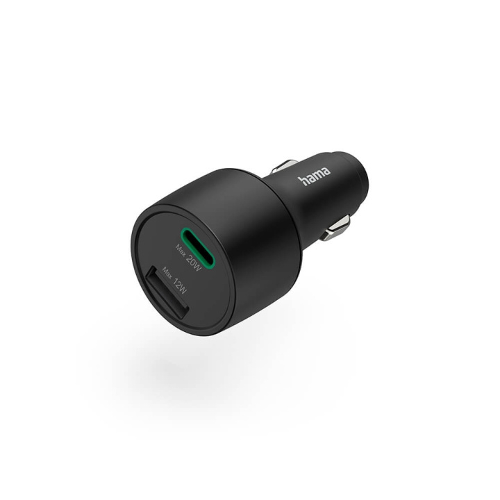 Hama Biloplader USB-C USB-A PD/Qualcomm 32W i gruppen SMARTPHONES & TABLETS / Opladere og kabler / Bilopladere / Bilopladere Type C hos TP E-commerce Nordic AB (C38588)