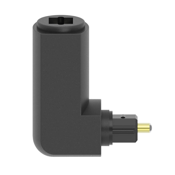 Hama Adapter ODT Toslink Stik Til Stik Vinklet i gruppen HJEMMEELEKTRONIK / Kabler og adaptere / Audio Digital hos TP E-commerce Nordic AB (C38595)