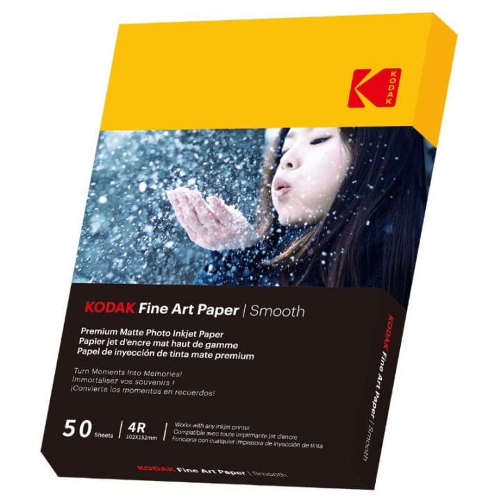 Kodak Fotopapir Matte Smooth 10x15cm 230g/m² 50 Ark i gruppen HJEMMEELEKTRONIK / Foto og video / Fotografi udstyr / Andet hos TP E-commerce Nordic AB (C38708)